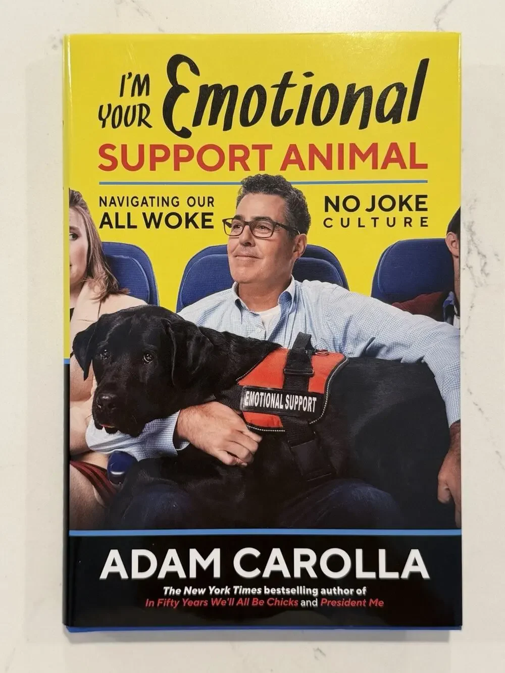 ✍🏻 Adam Carolla Signed: I'm Your Emotional Support Animal w/COA ✍️ Autographed